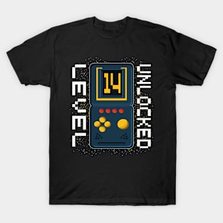 LEVEL 14 UNLOCKED GAMING LOVERS T-Shirt